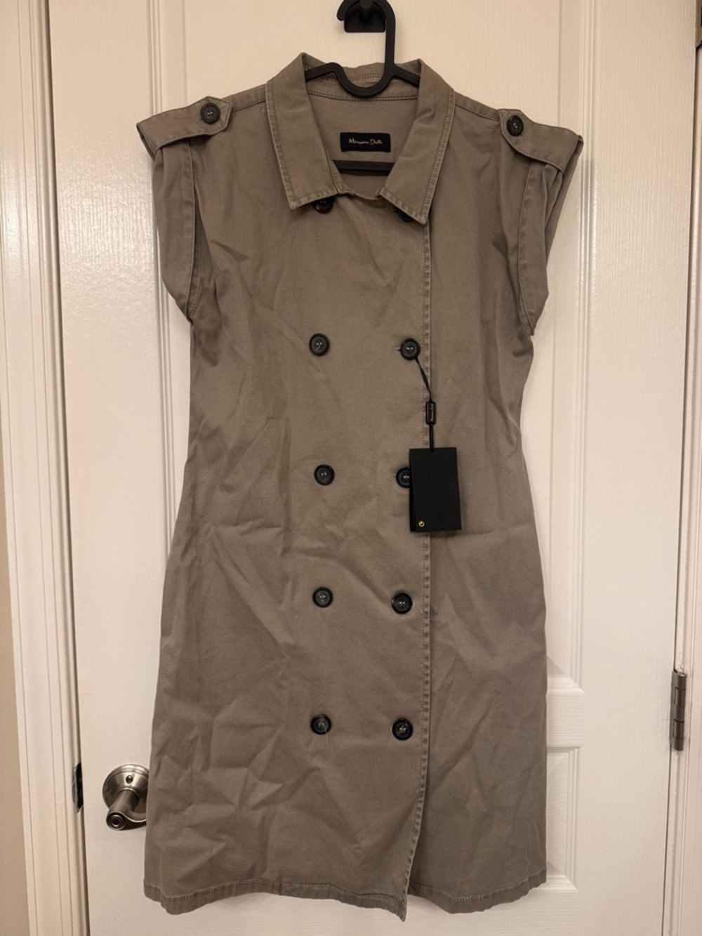 Massimo Dutti Trench Dress Size 6 NWT